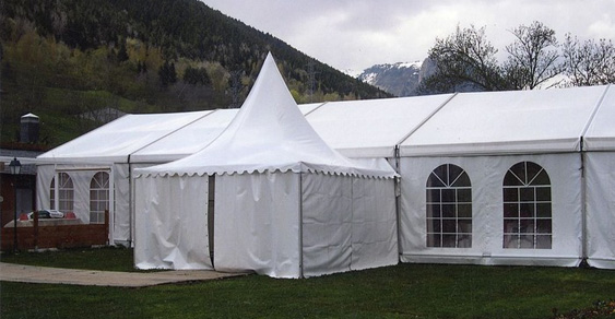 Tents with townhouses Jaimas for events
